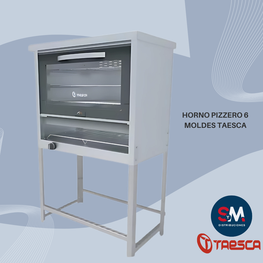 HORNO PIZZERO TAESCA - 6 moldes