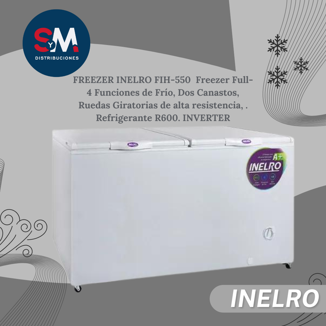 FREEZER INELRO FIH-550 - 460 litros