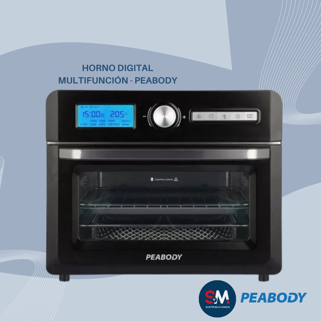 HORNO DIGITAL MULTIFUNCION - PEABODY