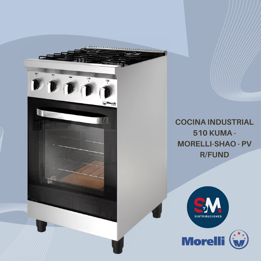 COCINA INDUSTRIAL 510 KUMA - MORELLI-SHAO - PV R/FUND