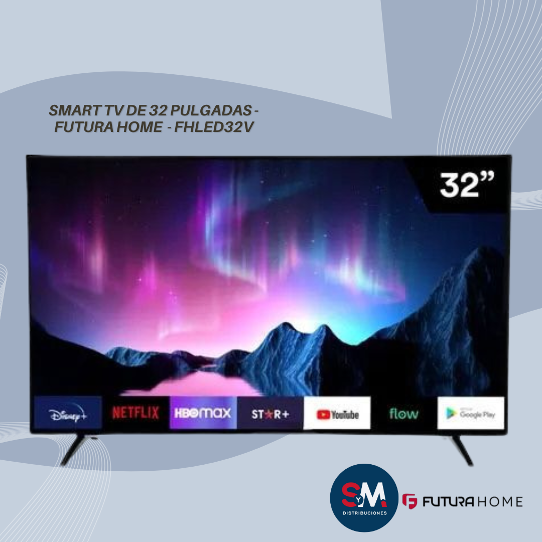 SMART TV DE 32 PULGADAS - FUTURA HOME  - FHLED32V